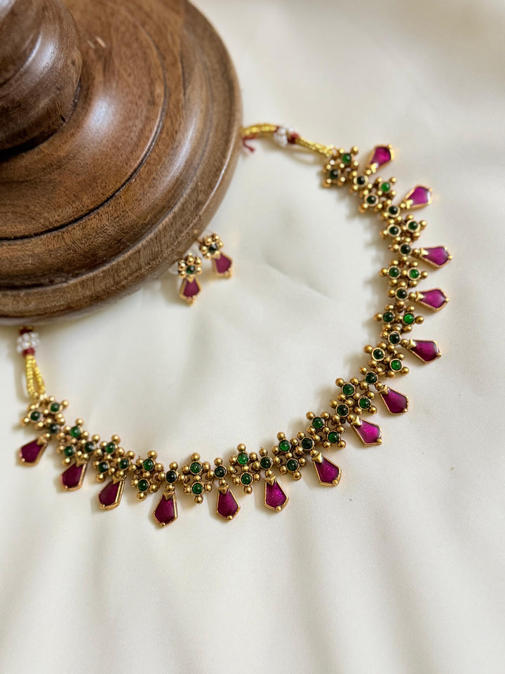 Purple Palakka Necklace