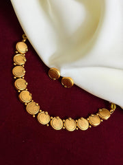 Devi Kasu Round Necklace Antique
