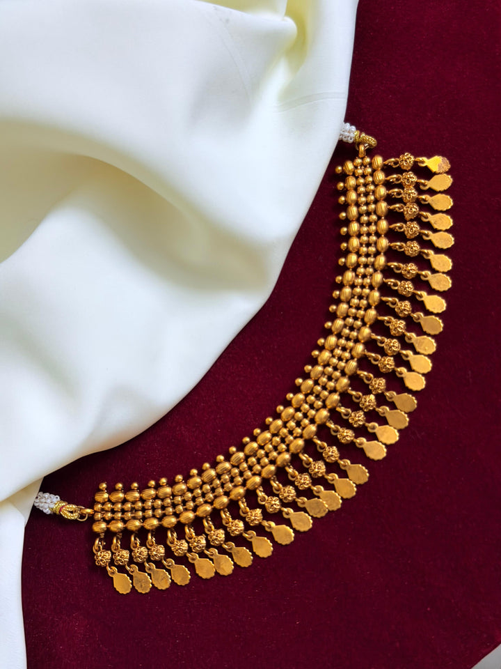 Antique Fusion Elakkathali Without Earrings