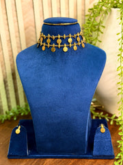 Antique Shade Double Layer Trending Coin Necklace