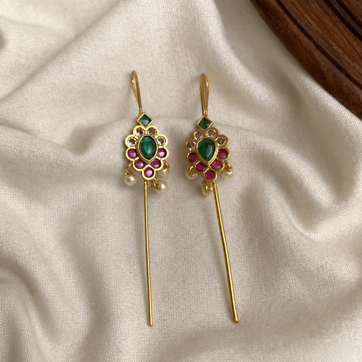 Tara Kemp Stone Needle Ear Cuff Floral