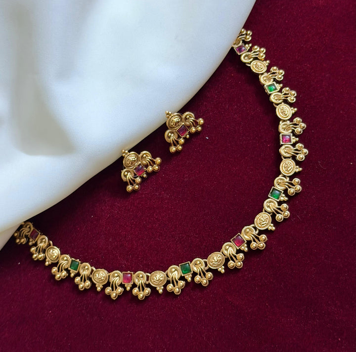 Antique Multi Stone Choker