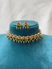 Leaf Shaped Palakka Elakathaali Choker