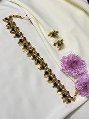 Leaf Shaped Palakka Elakathaali Choker