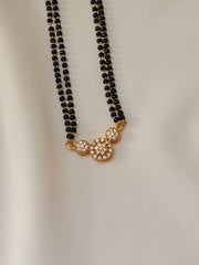 Mangalsutra With White CZ Stone 30cm