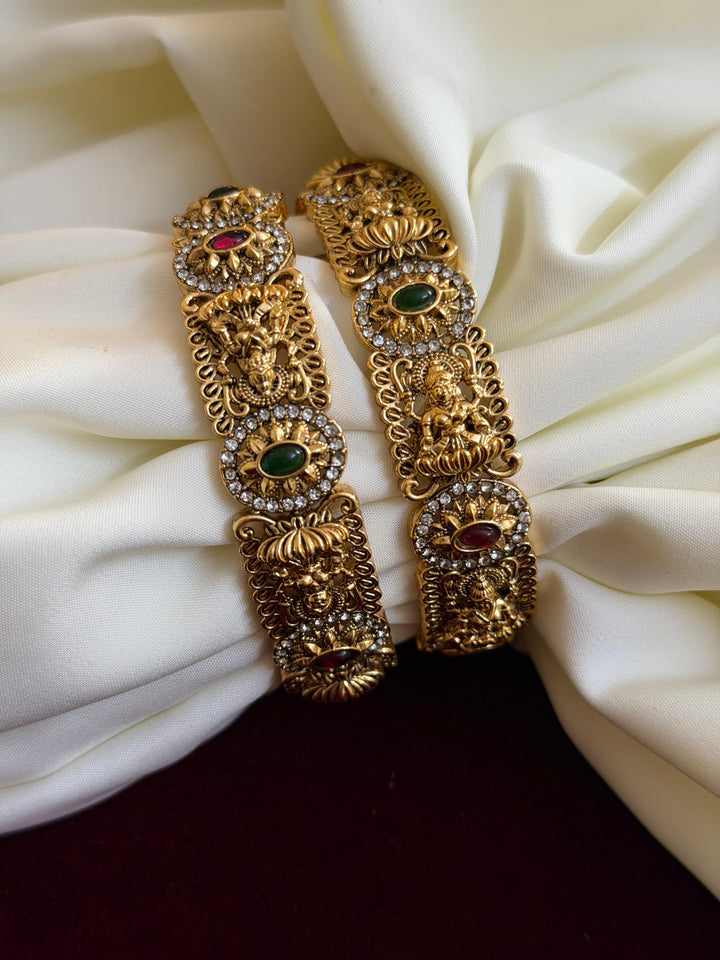 Antique Lakshmi Bangle 2 Pc. .6 Size