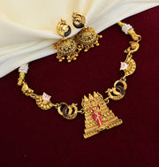 Lakshmi Gopuram Necklace