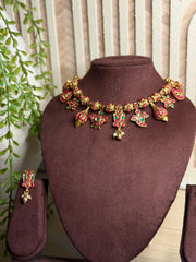 Antique Royal Red Necklace