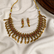 Elakathaali with Oval Ruby Stones