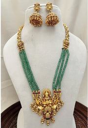 Green Beaded Layered Haram