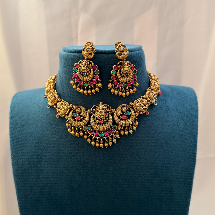 Lakshmi Nagas Necklace Set