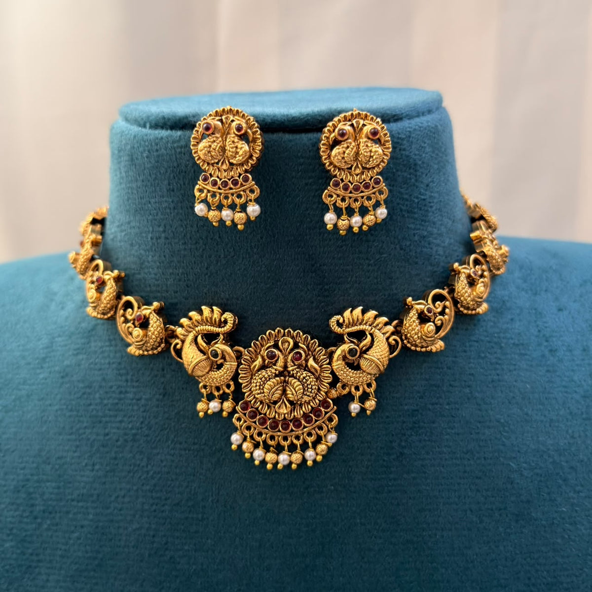 Nagas Antique Temple Necklace Set