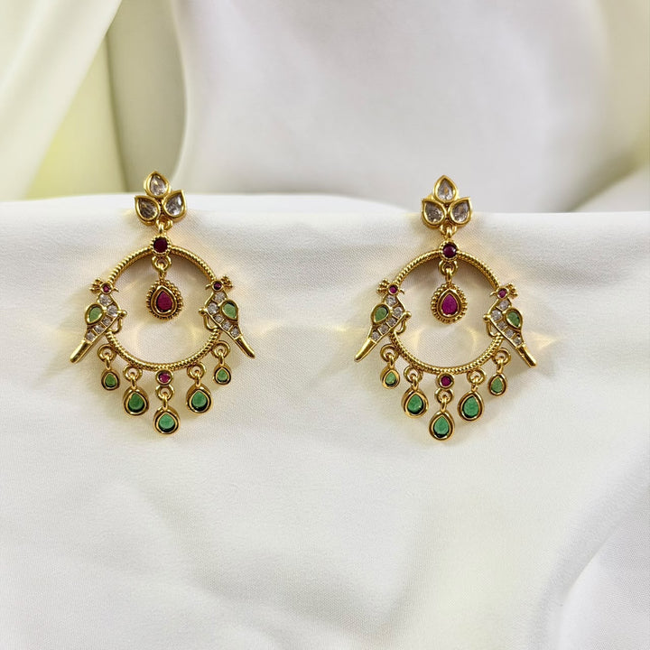 Parrot Hoop Earrings — Multi