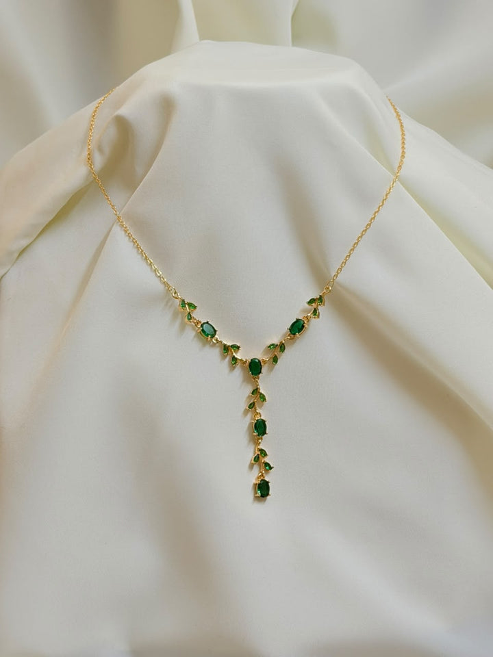 Tulip Elegant Necklace — Green