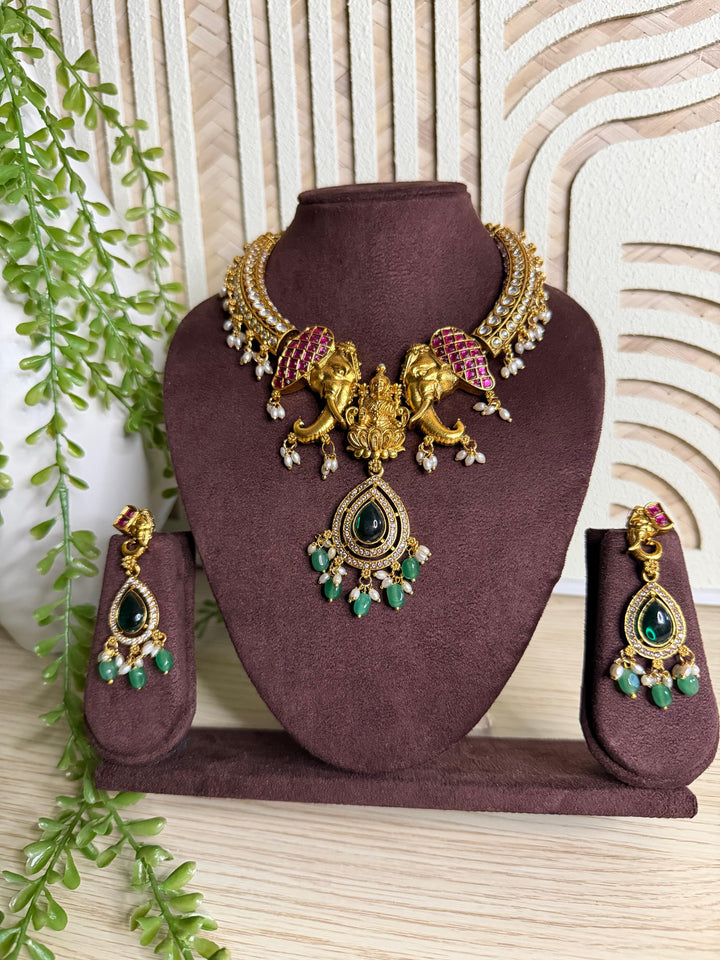 Elephant Kanti Necklace