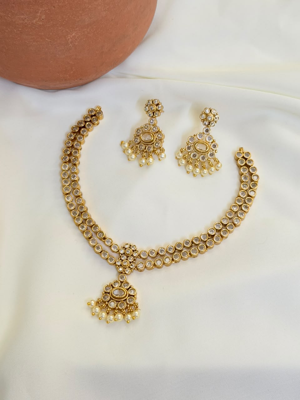 Premium Attigai Double Layer Necklace