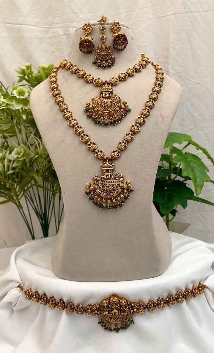 Kovil Antique Temple Full Bridal Set