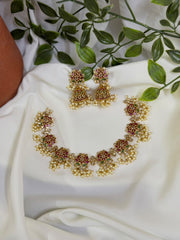 Exquisite Tamara Premium Neckpiece With Jhumka
