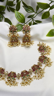 Exquisite Tamara Premium Neckpiece With Jhumka