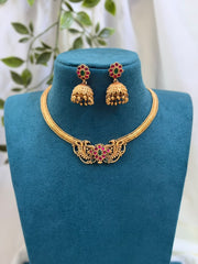 Openable Kasavu Mala With Jhumka