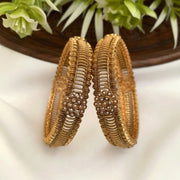 Phool Antique Bangle 2.6 Size — White