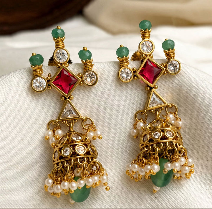 Kemp Stone Jhumka