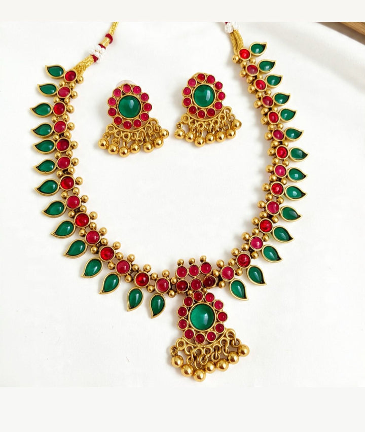 Multi Palakka Necklace
