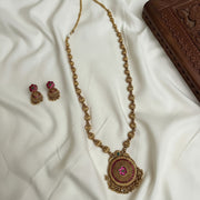 Non Idol Floral Pendant Haram