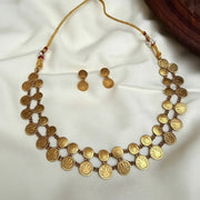 Double Layer Lakshmi Coin Choker