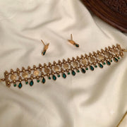 Tear Drop Coin Choker