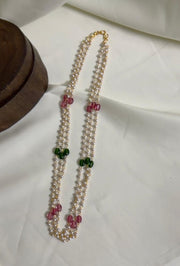 Pearl 3 Layer Neckpiece - 8 Pidi