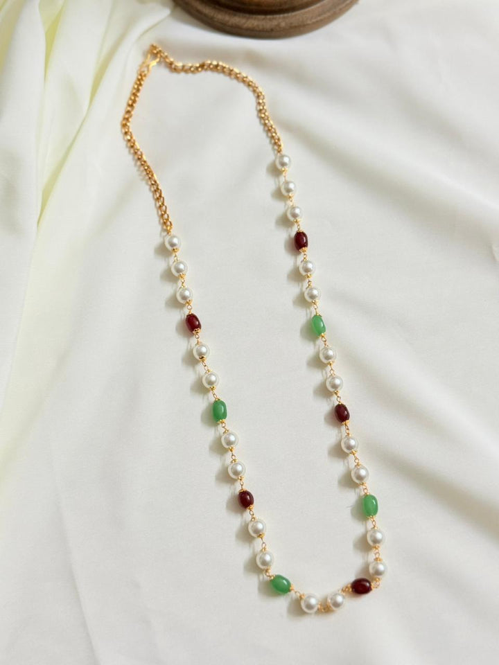 Jaipur Pearl Long Neckpiece 10 Pidi