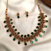 Enamel Double Side Palakka Necklace