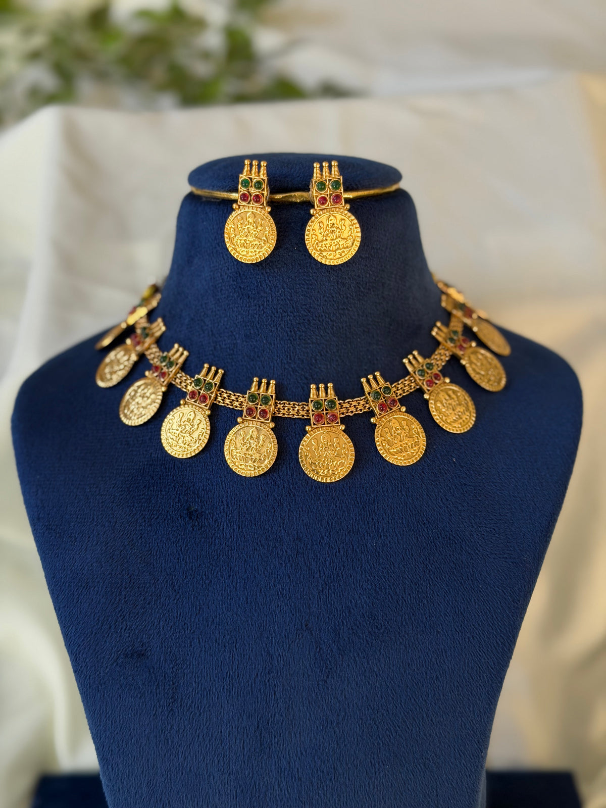 Premium Matte Coin Heritage Necklace — Multi